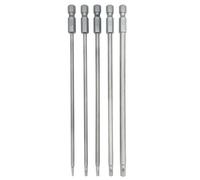 Lot de 5 embouts hexagonaux RC de 15,2 cm - 1,5 mm 2,0 mm 2,5 mm 3 mm 4 mm - Tige hexagonale de qualité professionnelle - Pour tournevis électrique/perceuse électrique