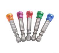 Lot de 5 embouts magnétiques PH2 optimisés pour l'installation de plaques de plâtre (cinq couleurs)