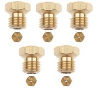 Lot de 5 embouts universels pour gaz butane, kit de conversion pour injecteur de gaz, embout pour brûleur à gaz GPL compatible avec