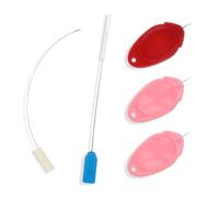 Lot de 5 enfile-aiguilles colorés simples pour aiguilles à broder, point de croix, loisirs créatifs, surjeteuse pour aiguilles et boucleurs