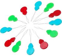 Lot de 5 enfile-aiguilles, enfile-aiguille pour couture à la main avec boîte transparente, enfile-aiguille simple, idéal pour le travail d'aiguille, la machine à coudre, les enfile-aiguilles pour