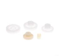 Lot de 5 engrenages pour robot aspirateur brosse latérale rotor boîte d'entraînement pièce de rechange en plastique blanc compatible avec les robots de nettoyage intelligents Accessoires durables pour