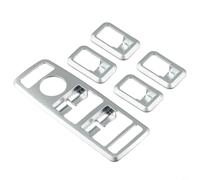 Lot de 5 enjoliveurs en verre chromé pour interrupteur de fenêtre Mercedes A B C E CLA CLS GL GLA pour GLK GLE ML Class 2008-2017