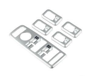 Lot de 5 enjoliveurs en verre chromé pour interrupteur de fenêtre Mercedes A B C E CLA CLS GL GLA pour GLK GLE ML Class 2008-2017