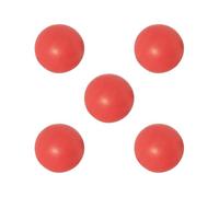 Lot de 5 énormes ballons professionnels pour anniversaire, mariage, festival, événement, rouge, 2,43 x 2,43 m