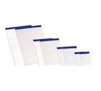 LOT de 5 Enri Bloc-notes A5 sans couverture agrafé 4x4 80 feuilles - Format A5 - Sans couverture - Agrafé 4x4 - 80 feuilles - Idéal pour prendre des