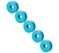 Lot de 5 entretoises de charnière de meubles - Cache-trou rond pour charnière de porte, alignement et protection