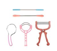 Lot de 5 épilateurs à ressort pratiques pour une épilation rapide et facile du visage sur la lèvre supérieure, les joues, le menton et plus encore