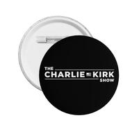 Lot de 5 épingles à boutons RIP Charlie Kirk, The Charlie Kirk Show, badges ronds pour poitrine, broche décorative, petite taille