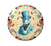 Lot de 5 épingles personnalisées en métal avec motif lapin magicien pour sacs à dos, chapeaux, sac à dos, esthétiques, cadeaux pour homme et femme