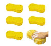 Lot de 5 éPonges de Lavage Voiture, Grosse Eponge, Eponge Voiture, éPonges de Lavage de Voiture sans Rayuressuper Absorbantes pour Nettoyage de Voiture Lavage Vitres Cuisine, Entretien de Voiture