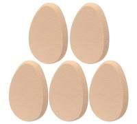 Lot de 5 éponges de maquillage pour fond de teint, houppette à poudre douce en forme de goutte d'eau pour fond de teint poudre libre