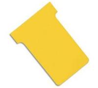 Lot de 5 Etuis de 100 fiches T NOBO en carton 170 g/m2 indice 2 jaune G