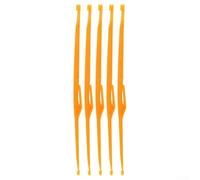 Lot de 5 extracteurs de crochet de pêche portables pour un retrait sans effort (petit orange)
