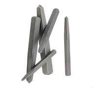 Lot de 5 extracteurs de vis carrés avec design cannelé droit pour un retrait facile des vis cassées dans une gamme de 3 à 18 mm