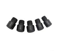 Lot de 5 extracteurs d'écrous hexagonaux pour un retrait efficace des boulons (D)