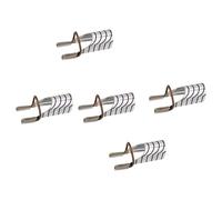 Lot de 5 faux ongles professionnels en aluminium pour extensions françaises et ongles en gel, accessoires ergonomiques et pratiques