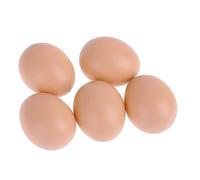 Lot de 5 faux œufs de poule, œufs factices, pour encourager la ponte, décorations d'intérieur