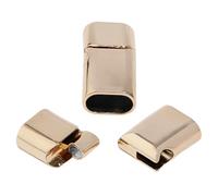 Lot de 5 fermoirs magnétiques en alliage (6 x 12 mm) de forme rectangulaire, pour la création de bracelets et autres bijoux.