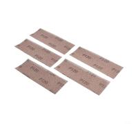 Lot de 5 feuilles abrasives anti-obstruction pour ponceuse orbitale, écran de polissage de cloisons sèches sans poussière (120#)