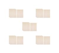 Lot de 5 feuilles de bois pour bateau, avion, modèles 300 mm x 200 mm x 1 mm