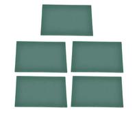 Lot de 5 feuilles de cire à sculpter, feuilles de cire à modeler vertes, 2 mm de cire à sculpter pour bijoutiers, modélisation de bijoux, accessoires de fabrication de gravure
