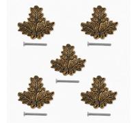 Lot de 5 feuilles de couverture en chêne pour trophées d'armes à chêne