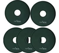 Lot de 5 feuilles de déshydrateur en silicone avec bords pour NutriChef PKFD06 Déshydrateurs ronds Lèvres KN-128F Moules liquides enroulables circulaires réutilisables Compatible avec Elechomes