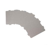 Lot de 5 feuilles de mica pour micro-ondes, 9,9 x 10,8 cm, plaque de couverture de guide d'ondes pour four, isolant résistant à la chaleur, réparation de rechange pour la plupart des modèles de