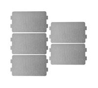 Lot de 5 feuilles de mica universelles for four à micro-ondes, accessoires de cuisine, guide d'ondes, plaques de protection, 11,6 x 6,5 cm