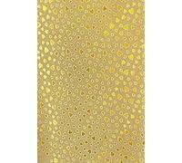 Lot de 5 feuilles de papier A4 à paillettes dorées avec cœurs holographiques en feuille d'or