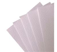 Lot de 5 feuilles de papier texturé vintage A5 for scrapbooking, collage, journal intime, bricolage, livre, papier de soie, décoration Pour Artisanat Scrapbooking(White)