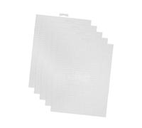 Lot de 5 feuilles de toile en maille plastique légères et flexibles pour loisirs créatifs