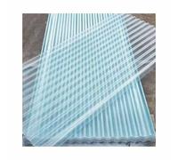 Lot de 5 feuilles de toiture ondulées en polycarbonate de 0,9 m de large - Panneaux durables pour serre d'abri de jardin, terrasse, clôture, éclairage du jour et couverture de cloison, protection UV