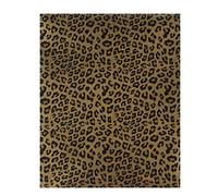 Lot de 5 feuilles de vinyle thermocollant, 25 x 30,5 cm, motif léopard et guépard, impression animal sauvage, vinyle HTV pour décoration de t-shirt, loisirs créatifs