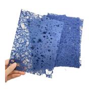 Lot de 5 feuilles papier soie ajourées vintage, 15 x 20 cm, for décoration scrapbooking, loisirs créatifs, cartes, collage Pour Loisirs Créati(Deep Blue)