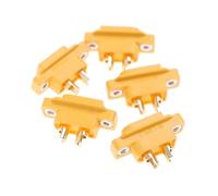 Lot de 5 fiches mâles montable XT60E-M for drone RC FPV Racing, carte fixe