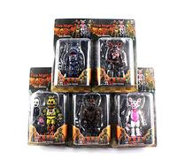 Lot de 5 Figurines FNAF Five Nights - 14 cm - Figurine d'action FNAF avec lumières - pour Enfants