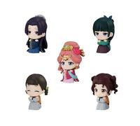 Lot de 5 figurines Maomao en PVC de 9 cm - Décoration de gâteau de voiture - Cadeau pour les fans de Noël