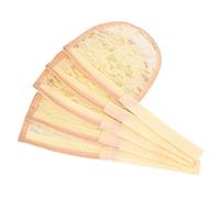 Lot de 5 filets à cheveux pour queue de cheval, tissage de perruque, accessoires pour cheveux, couleur crème, longueur 19,2 cm
