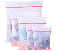 Lot de 5 filets à linge en maille pour vêtements de bébé Rose