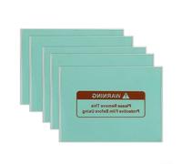 Lot de 5 films de protection anti-éclaboussures pour casques de soudage à l'argon, matériau PC, article essentiel (108 x 85 mm)