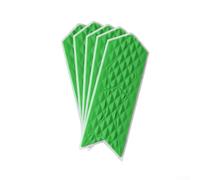 Lot de 5 films de protection pour cadre de vélo en silicone et fibre de carbone pour repose-pieds et fourches (vert, S)