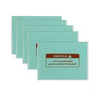 Lot de 5 films de protection pour lentilles de soudage - 117 x 90 mm
