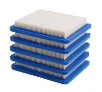 Lot de 5 filtres à air de rechange compatibles avec les moteurs de tondeuse à gazon B&S 491588 399959 491588S - Protège le moteur de la poussière et du DeFor Bris