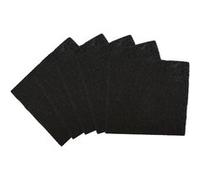 Lot de 5 filtres à charbon actif pour composteur, poubelle à compost - Carré -