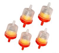 Lot de 5 filtres à huile ABS rouges faciles à installer sans outils