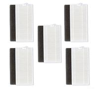Lot de 5 filtres accessoires pour robot aspirateur Cybovac E20 E30 E31 EC30MQ - Accessoires de filtre pour robot aspirateur - Élimine la poussière fine, la saleté, la sciure, les cendres froides