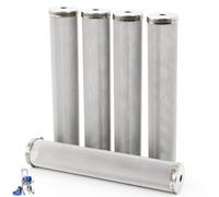 Lot de 5 filtres collecteurs en maille 60 pour Graco 167025 224459 238438 | Compatible avec les pièces Graco 214570, 236789, 218029, Ultra 500 et Ultra 1000 ; filtre de rechange haute pression durable