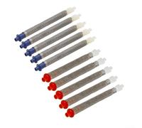 Lot de 5 filtres de pulvérisation de peinture sans air 60100 en maille pour pulvérisateurs SG10 SG1EF en maille d'acier inoxydable avec cadre en plastique renforcé pour la précision du filtrage (100